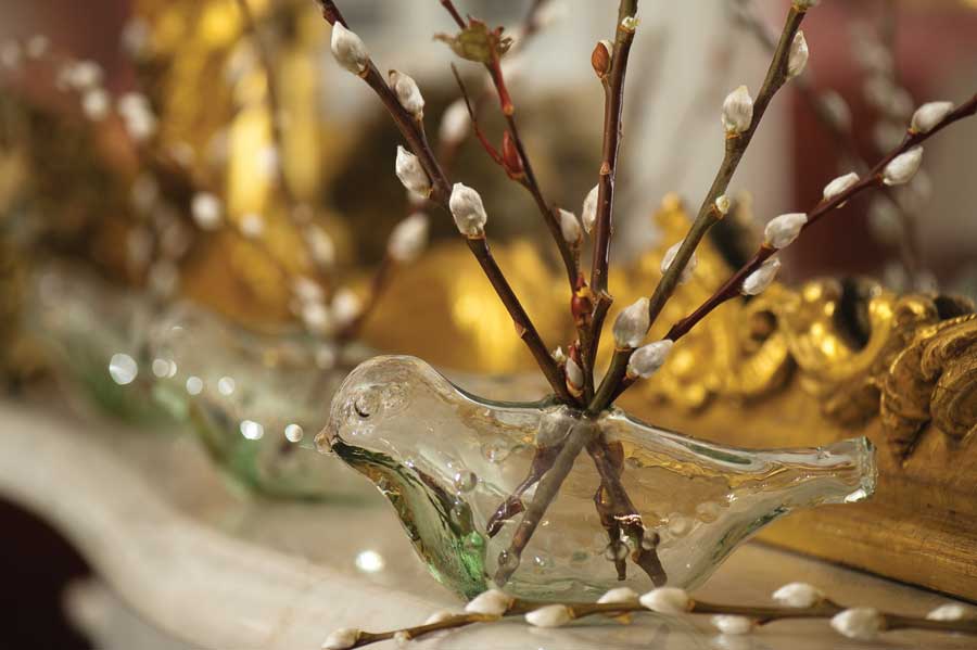 Arhaus Bird and Finch vases are made from recycled glass.